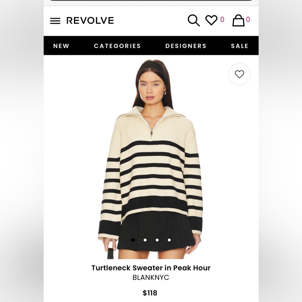 BLANK nyc striped sweater